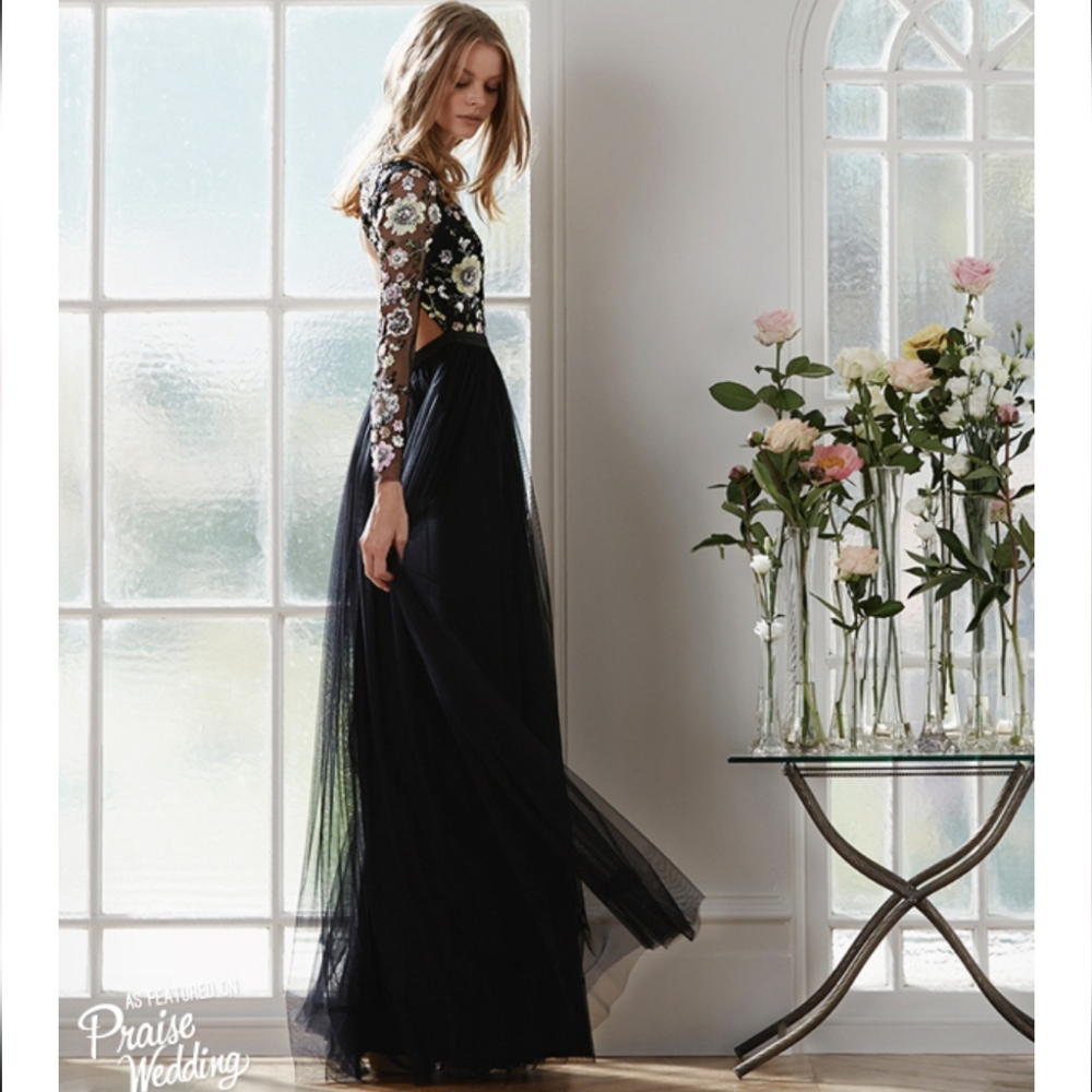 Needle & Thread Floral Embroidery Long Dress